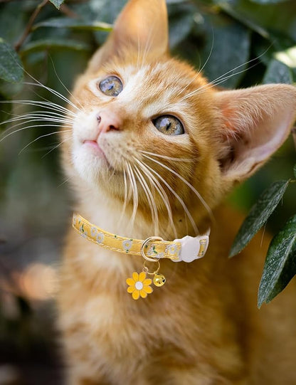 Cat Collar Breakaway with Bells, 3 Pack Safety Adjustable Pet Collars - Image 6