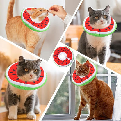 Cat Cone Collar Soft, Adjustable Cat Recovery Collars Kitten Cones to Stop - Image 7