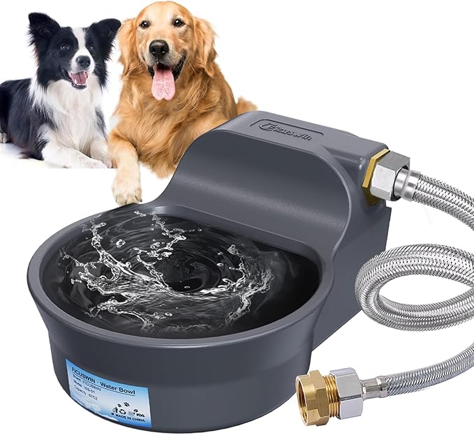 Automatic Dog Water Bowl Dispenser Patented 70OZ Water Dispenser by FICUSWIN