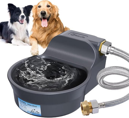 Automatic Dog Water Bowl Dispenser Patented 70OZ Water Dispenser by FICUSWIN