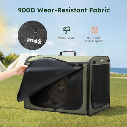 Large Dog Car Carrier Light Weight, 27×20.5×20.5ins Dog Carrier - Image 7