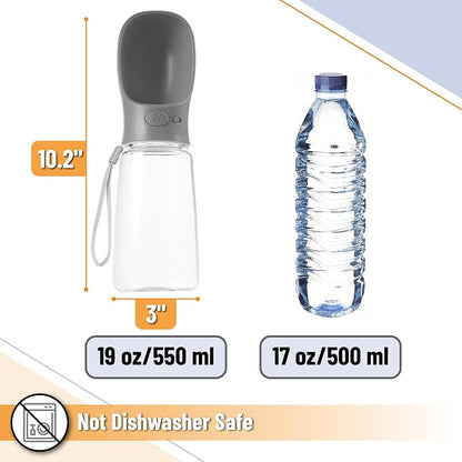Mr. Pen Portable Dog Water Bottle, 19 oz, Travel Dog Water Bottle Dispenser - Image 3