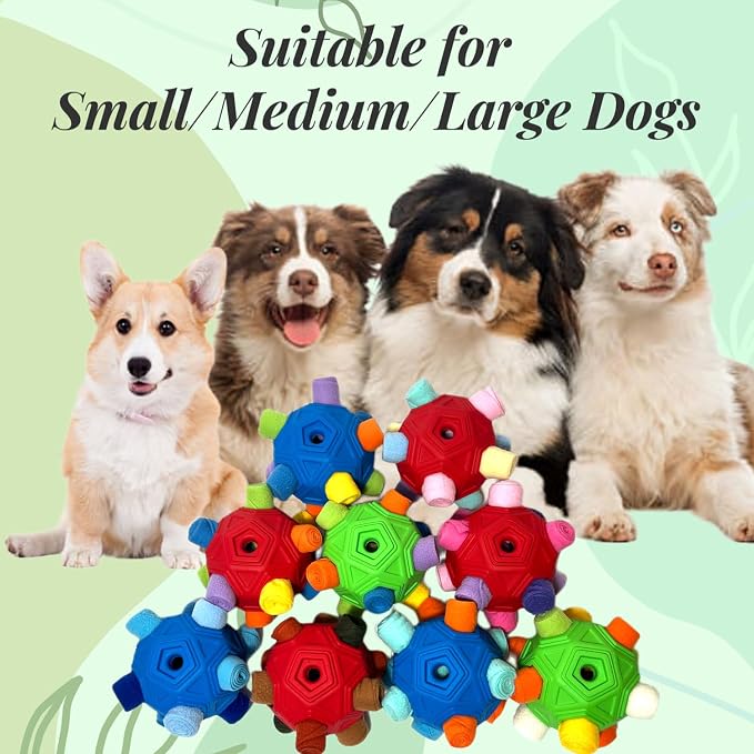 Snuffle Ball for Dog Toys Unbreakable Upgrade Ball Interactive Toy Foraging - Image 6
