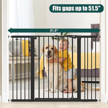 keny 36" Extra Tall Baby Gate for Stairs, 29.7-51.5" Adjustable Width Auto - Image 3