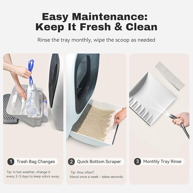 Self Cleaning Litter Box Auto Refill, Automatic Robot Litter Box - Image 7