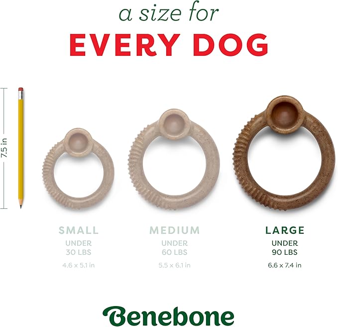 Benebone Peppermint Ring – Limited Edition Holiday Flavor, Durable Chew Toy - Image 5