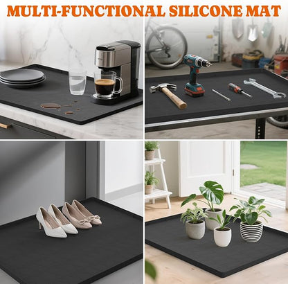 Extra Large Silicone Cat Litter Mats, Non-Slip Kitty Litter Mat - Image 7