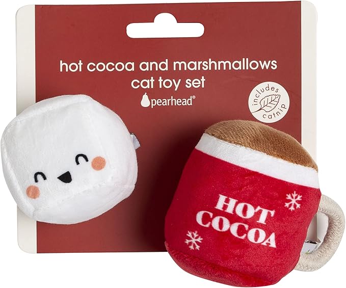 Pearhead Hot Cocoa Christmas Cat Toy Set, Holiday Pet Owner Gift, Holiday Must - Image 10