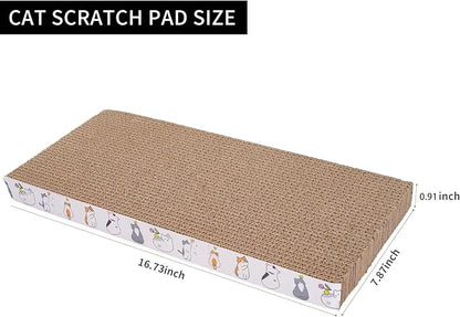 8 Packs cat Scratch pad Toys Reversible cat Scratching Post Cardboard cat - Image 2