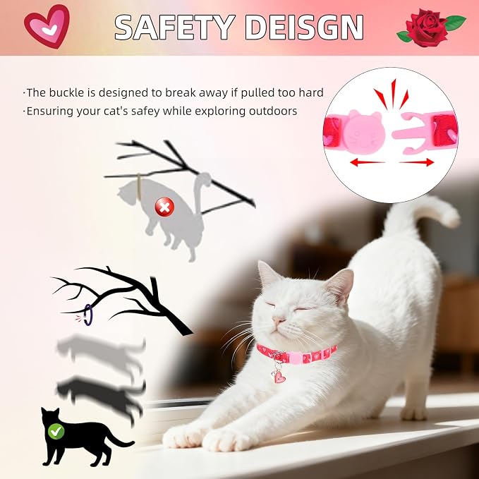 PUPTECK Breakaway Cute Cat Collar - Image 6