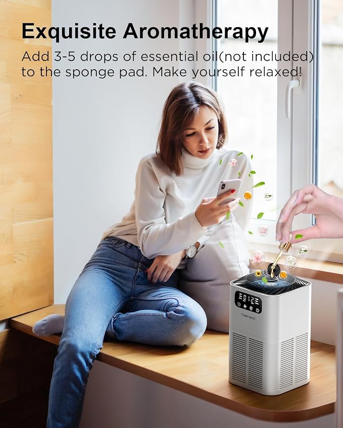 Air Purifiers for Home Large Room up to 1076 Sq Ft, H13 True HEPA Filter Air - Image 9