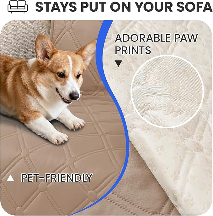 Waterproof Dog Bed Cover Pet Blanket, Soft Couch Cover - Image 3