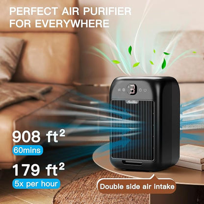 2-Pack Air Purifiers for Home Large Room Up to 908 Sq Ft Each One, HEPA Air - Image 3