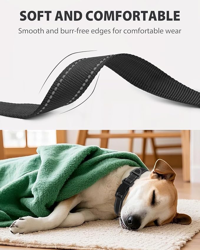 Joytale Reflective Dog Collar, Adjustable Nylon Pet Collar - Image 3