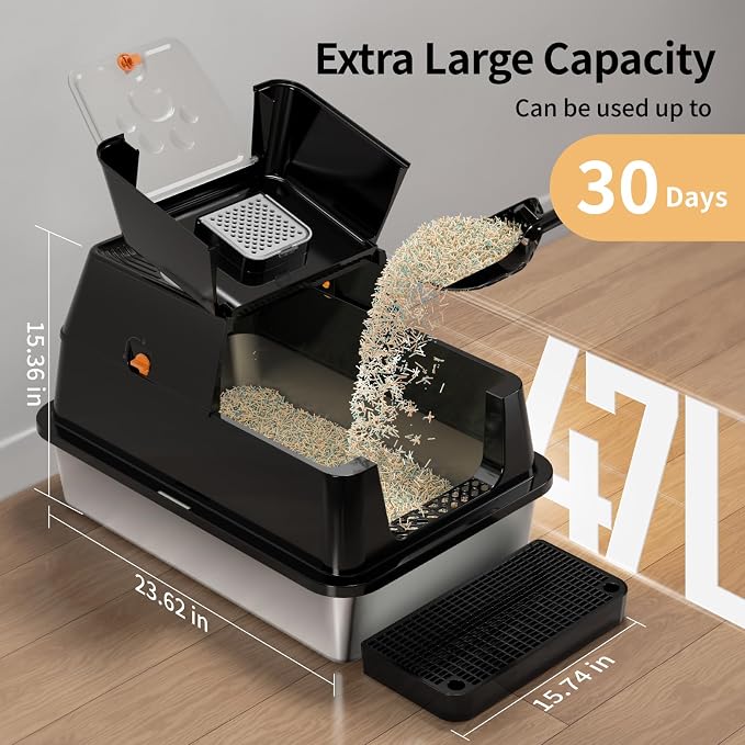 Stainless Steel Cat Litter Box - Image 4