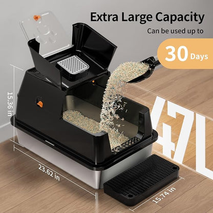 Stainless Steel Cat Litter Box - Image 4