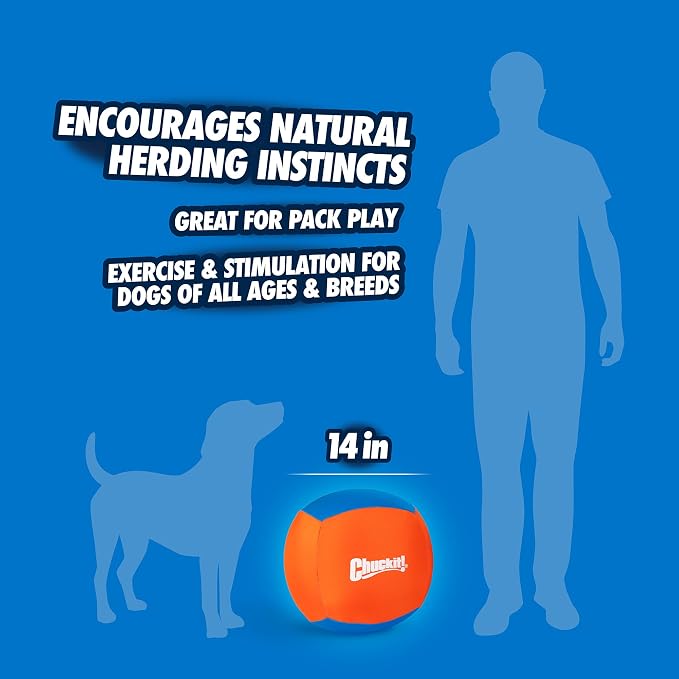 Chuckit! Big Air Fetch Ball Dog Toy Herding Instincts Dog Toy, - Image 4
