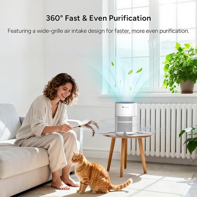 Dr.Prepare Air Purifiers for Bedroom, Quiet Air Purifier - Image 2