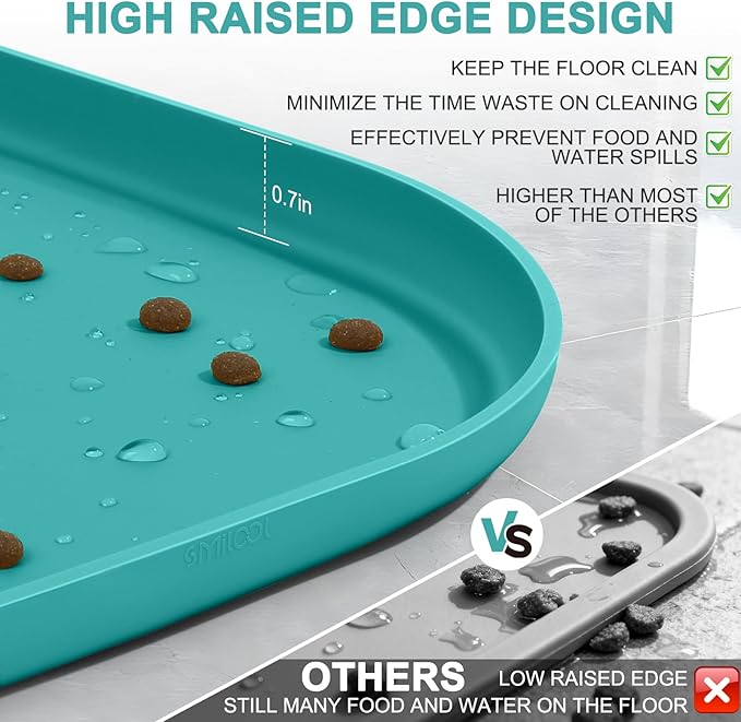 Small Silicone Pet Food Mat - Image 4
