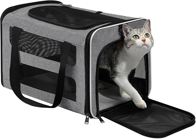Cat Carrier Soft-Sided Travel Bag by Comfortforyourpets