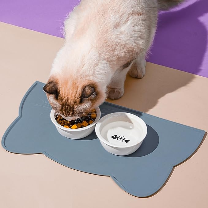 Cat Food Mat, Silicone Pet Feeding Mat - Image 2