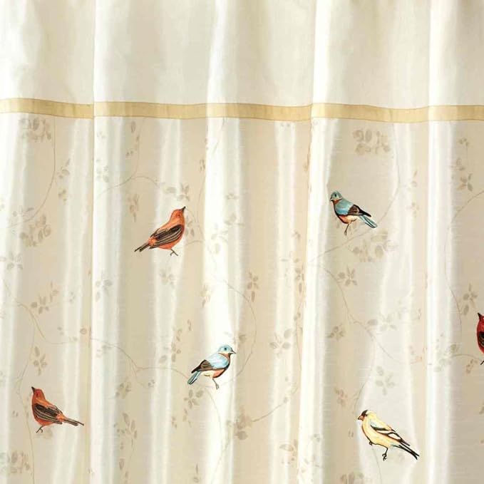 Avanti Linens - Fabric Shower Curtain, Nature Inspired Bathroom Decor - Image 2