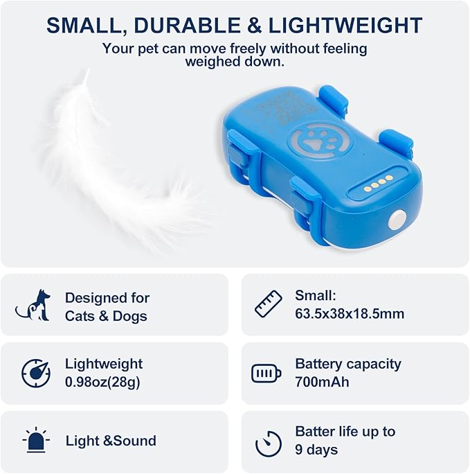 GPS Tracker for Dogs & Cats Pet GPS Location Tracker - Image 8