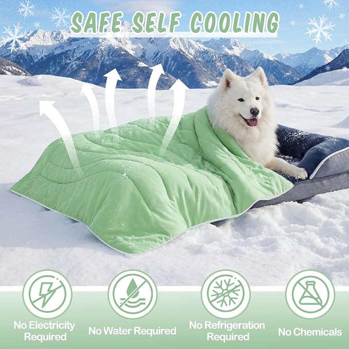 2 Pack Cooling Dog Blankets - Image 4