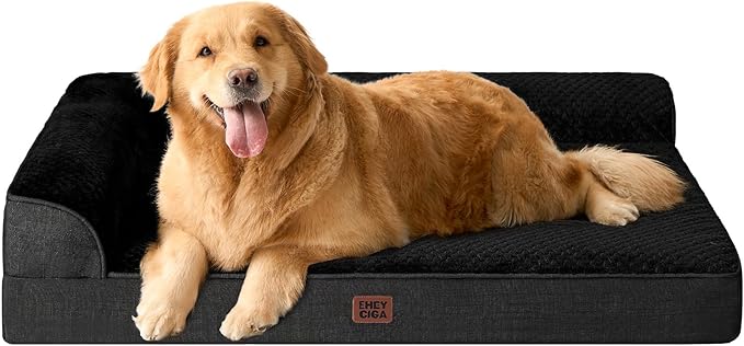 EHEYCIGA Extra Large Dog Bed Othorpedic, Memory Foam XL Dog Bed by EHEYCIGA