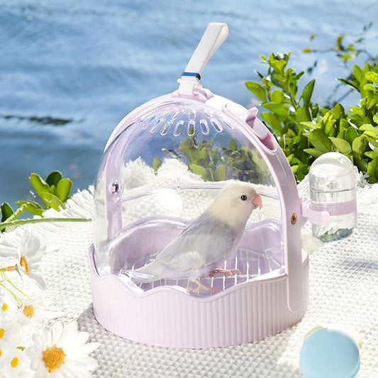 Clear Pet Carrier Travel Cage - Image 2
