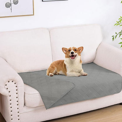 hyha Waterproof Dog Blanket, Reversible Pet Bed Blanket, Soft Sofa Couch Cover by hyha