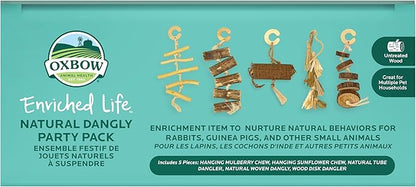 Oxbow Enriched Life Natural Dangly Party Pack, Rabbit Toys, Guinea Pig Toys - Image 10