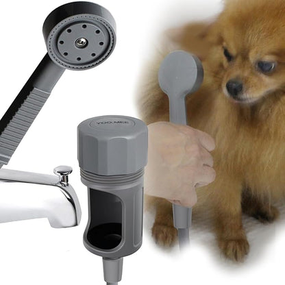 Pets Shower Attachment, Quick Connect on Tub Spout w/Front Diverter, Portable by YOOMEEHomePlus