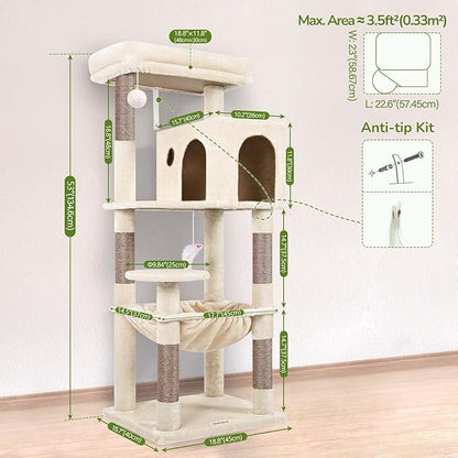 Globlazer Cat Tree Tower with Scratching Post - Image 6