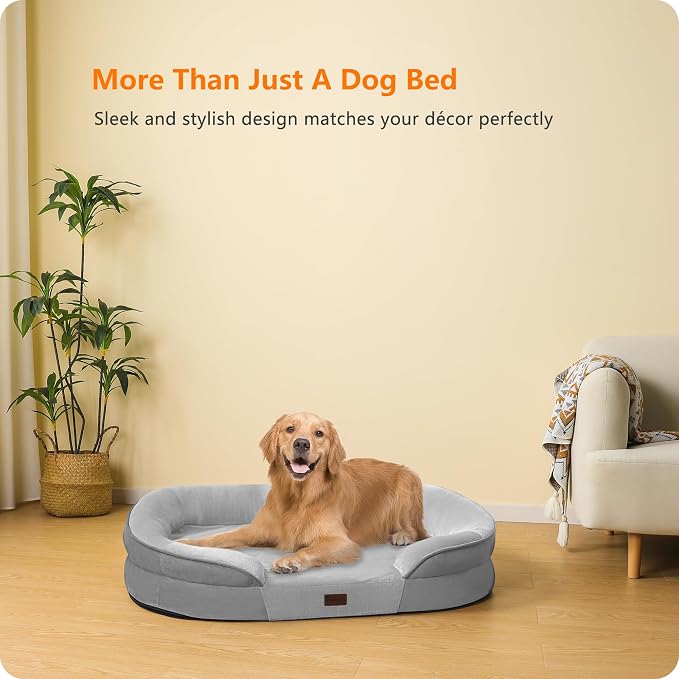 Dwanton Orthopedic Dog Bed for Large Dogs - Image 9