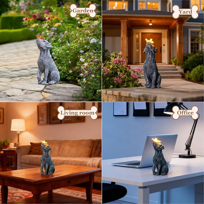 Garden Statue Dog Figurine Decor – Outdoor Decoration - Image 4