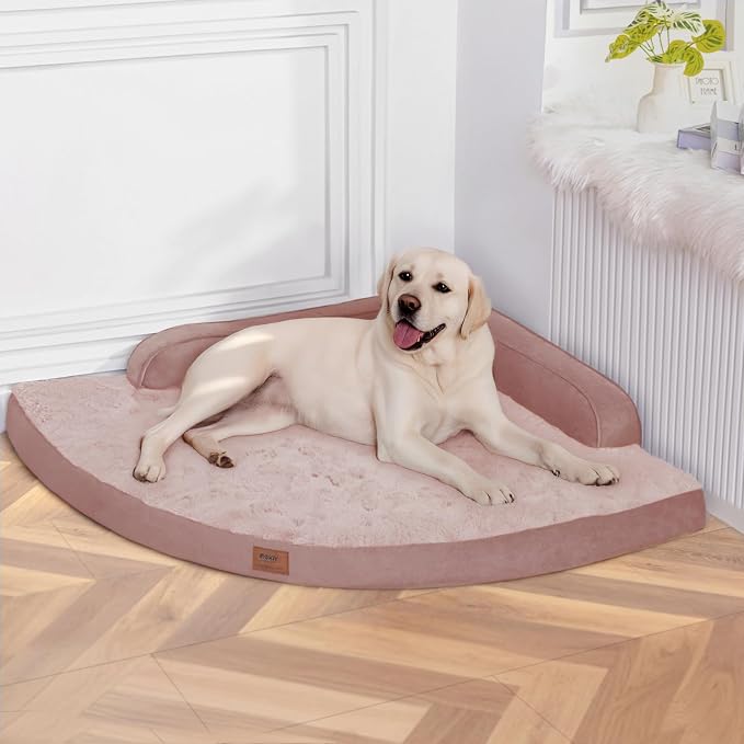 Large Orthopedic Dog Bed with Sides XXL Dog Beds with Removable Washable Cover by Mekiy