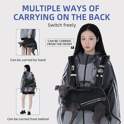 Dog Lift Harness for Small Dogs, Dog Backpack Carrier, Adjustable Padded - Image 4