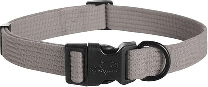 lynxking Dog Collar Soft Padded Breathable Cotton Solid Color Strong Adjustable by Lynxking