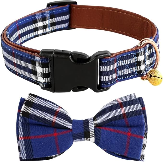 Yizepet Dog Collar with Bow Tie- Adjustable pet Collar by Yizepet