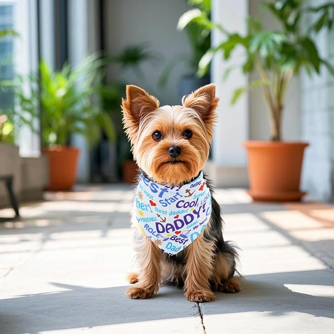 30 Pack Fathers Day Dog Bandanas Bulk - Image 6