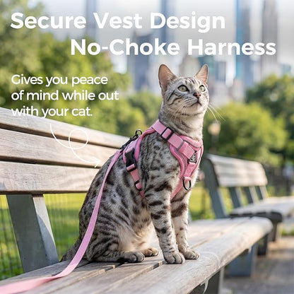 Cat Harness and Leash Set Escape Proof Tactical Extra Large Kitten Harness - Image 3