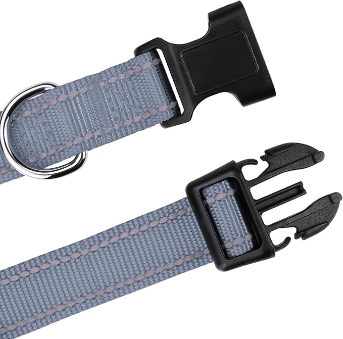 TagME Reflective Nylon Dog Collars, Adjustable Classic Pet Collar - Image 4