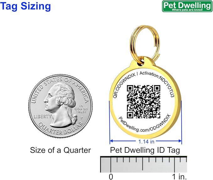Pet Dwelling QR Pet Tag – Easy Scan Instant Location Alerts, Online Pet Profile - Image 3