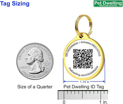 Pet Dwelling QR Pet Tag – Easy Scan Instant Location Alerts, Online Pet Profile - Image 3