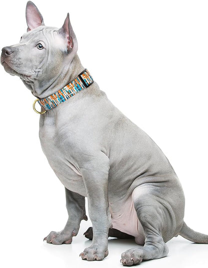 Reflective Dog Collar for Medium Dogs, Cute Boho Adjustable Heavy-Duty Nylon - Image 2