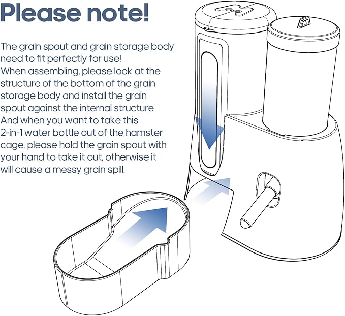2 in 1 Hamster Water Bottle - Image 6