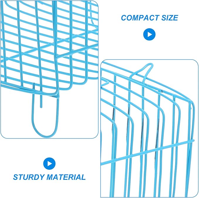 Kisangel Metal Bird Travel Cage Small Bird Cage Portable Carrier Storage s - Image 5