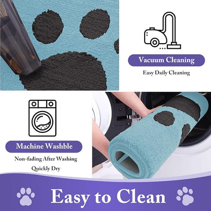 Buganda Dog Door Mat for Muddy Paws, Absorbent Dirt Trapper Non Slip Indoor - Image 6