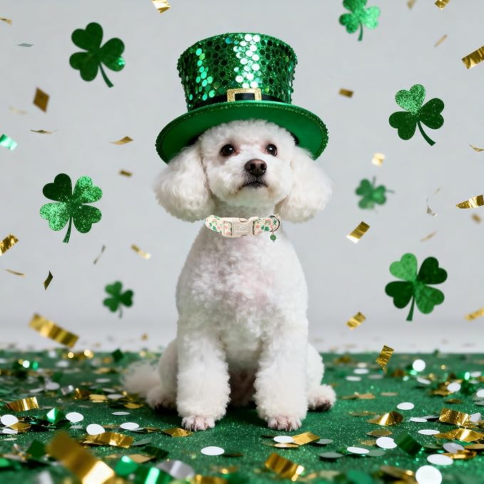 St. Patrick's Day Dog Collar for Large Dogs - Image 6